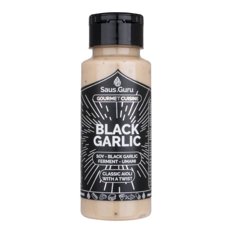 BBQ grilovací omáčka Black Garlic 250ml Saus.Guru