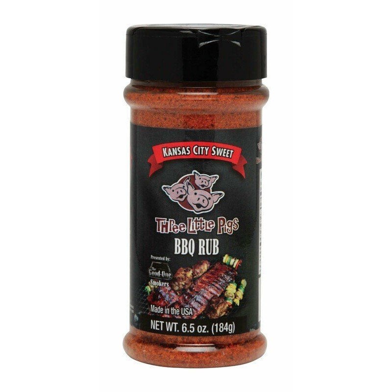 BBQ koření Kansas City Sweet BBQ Rub 184g Three Little Pigs