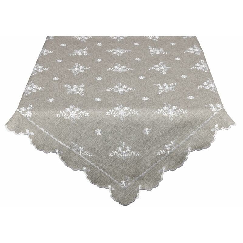 Ubrus celoroční, Anička, šedý 35 x 35 cm