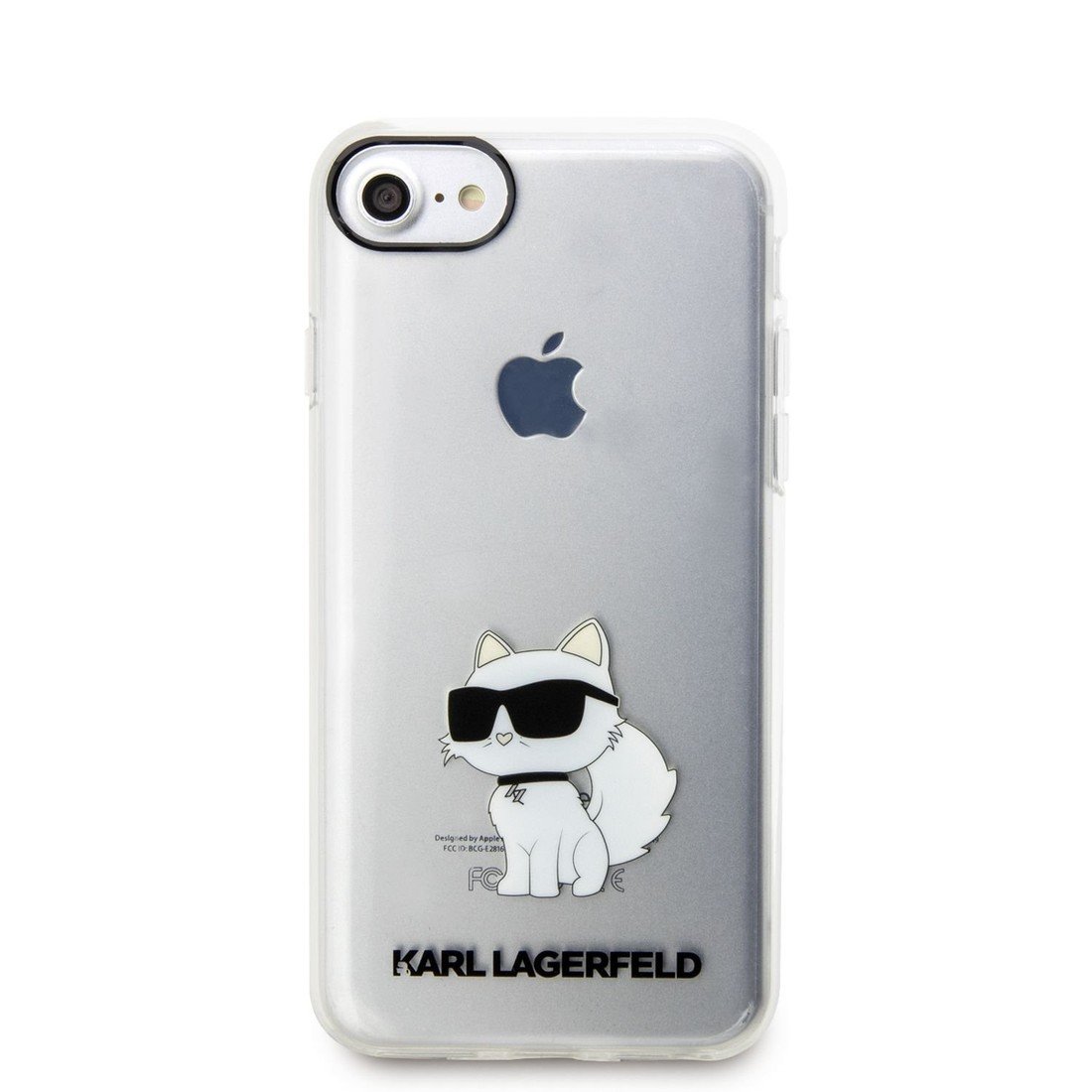 Ochranný kryt pro iPhone 7 / 8 / SE (2020/2022) - Karl Lagerfeld, IML Choupette NFT Transparent KLHCI8HNCHTCT