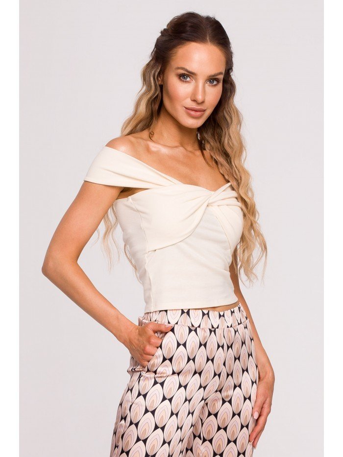 Made of Emotion Dámský top Nongeeh krémová L