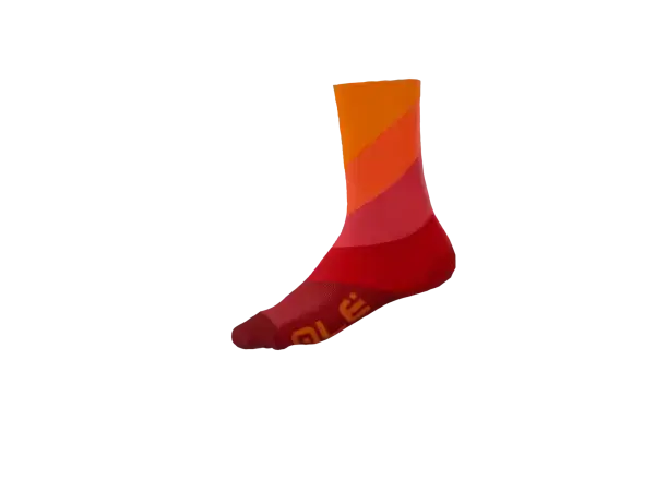 Alé Diagonal Digitopress ponožky Red vel. S (36-39)