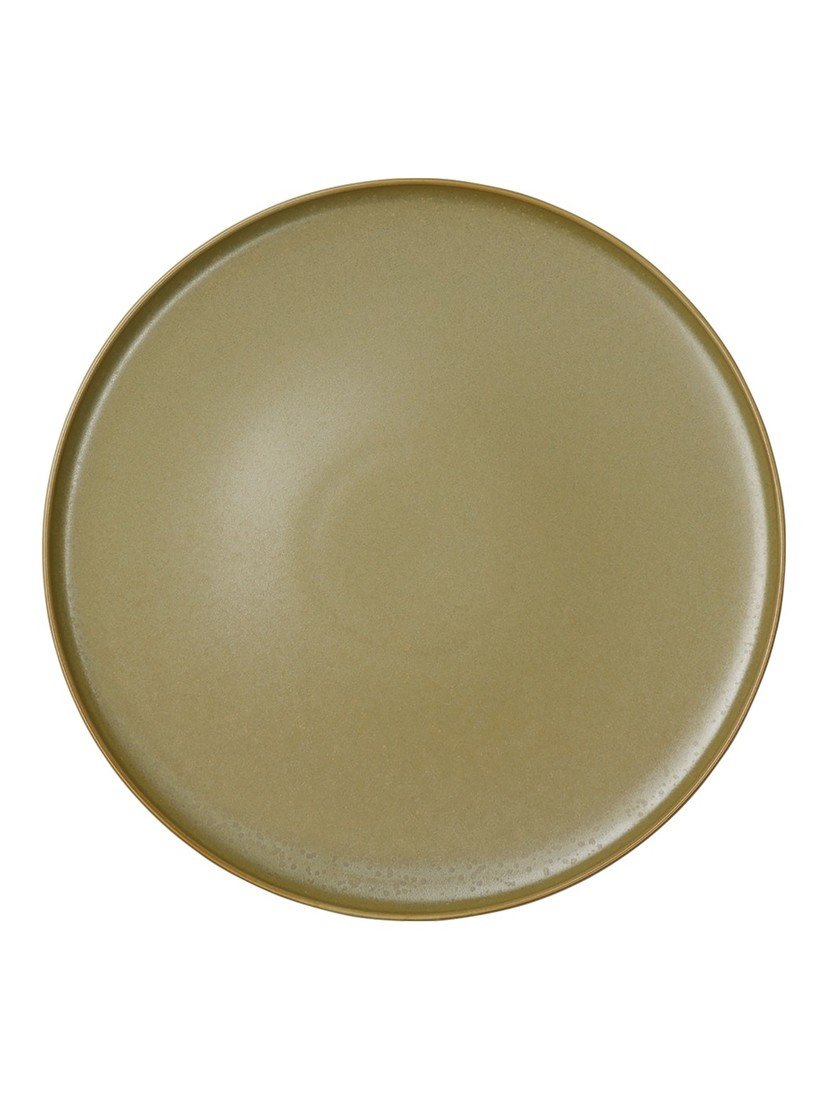 Porcelánový mělký talíř průměr 26,5 cm COPPA MISO ASA Selection - olivová