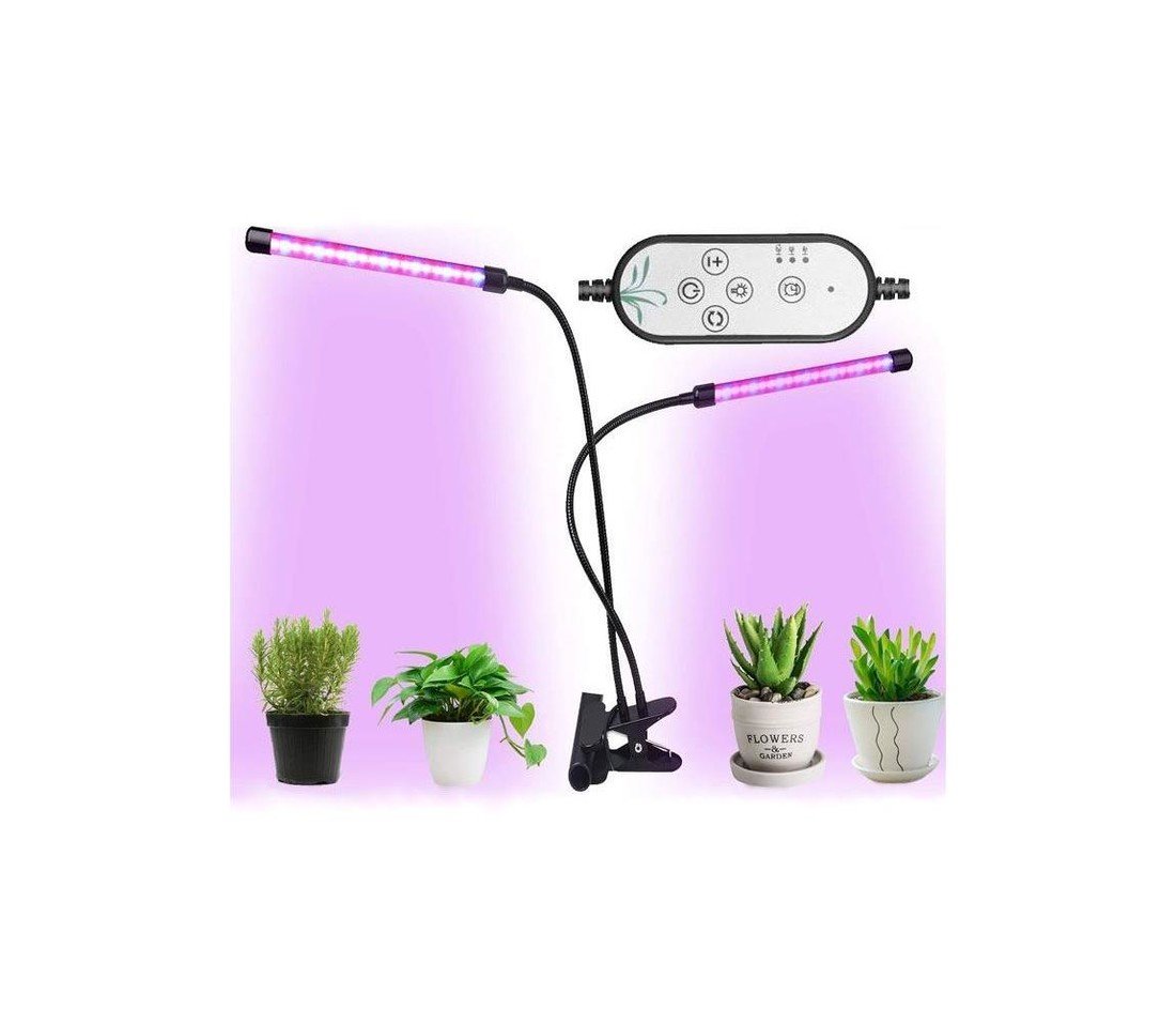 LED Stmívatelná stolní lampa s klipem pro pěstování rostlin LED/8W/5V