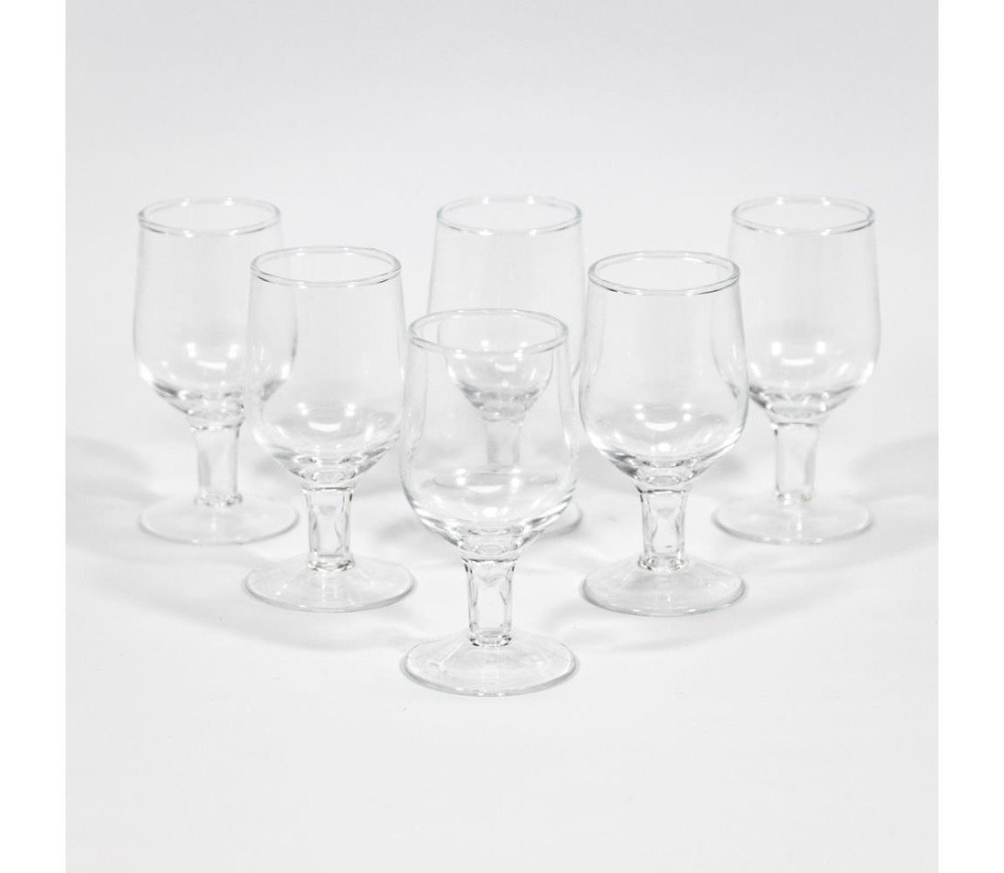 Sada 6x sklenice na likér čirá