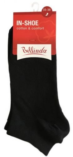 Bellinda dámské nízké ponožky IN-SHOE SOCKS, černé, vel. 35-38