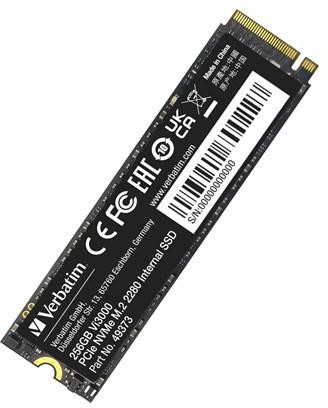 Verbatim SSD Vi3000 Internal PCIe NVMe M.2 SSD 2TB , W 3000/ R 3300 MB/s (49376)