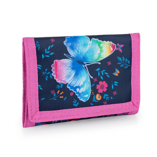 Karton P+P Dětská textilní peněženka - Motýl 2 - 9-57923