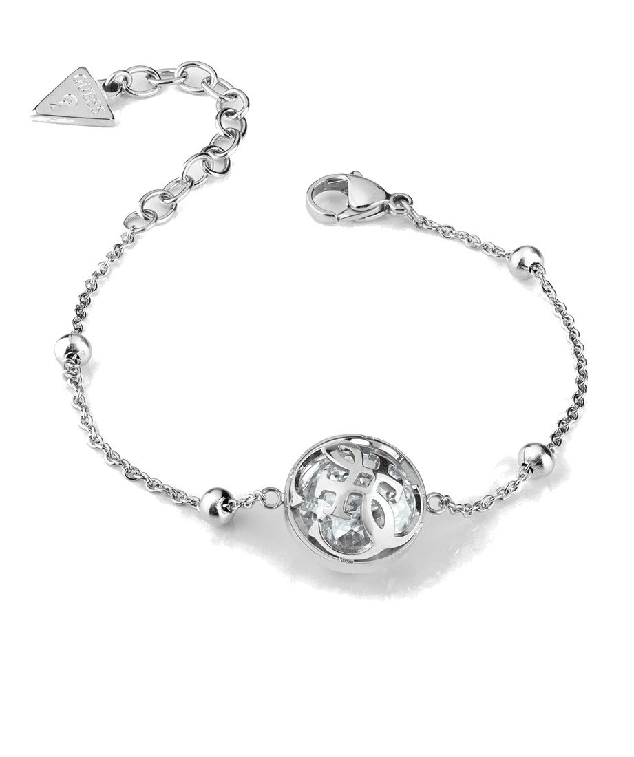 Guess Moderní ocelový náramek 4G Logo Boule JUBB01394JWRH 14,5 - 18,5 cm - S