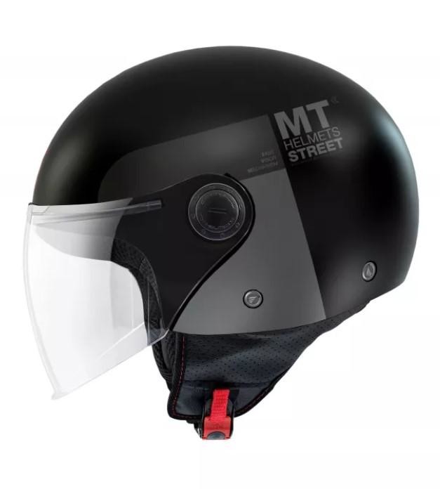 MT Helmets Street Inboard D2 černo-šedá