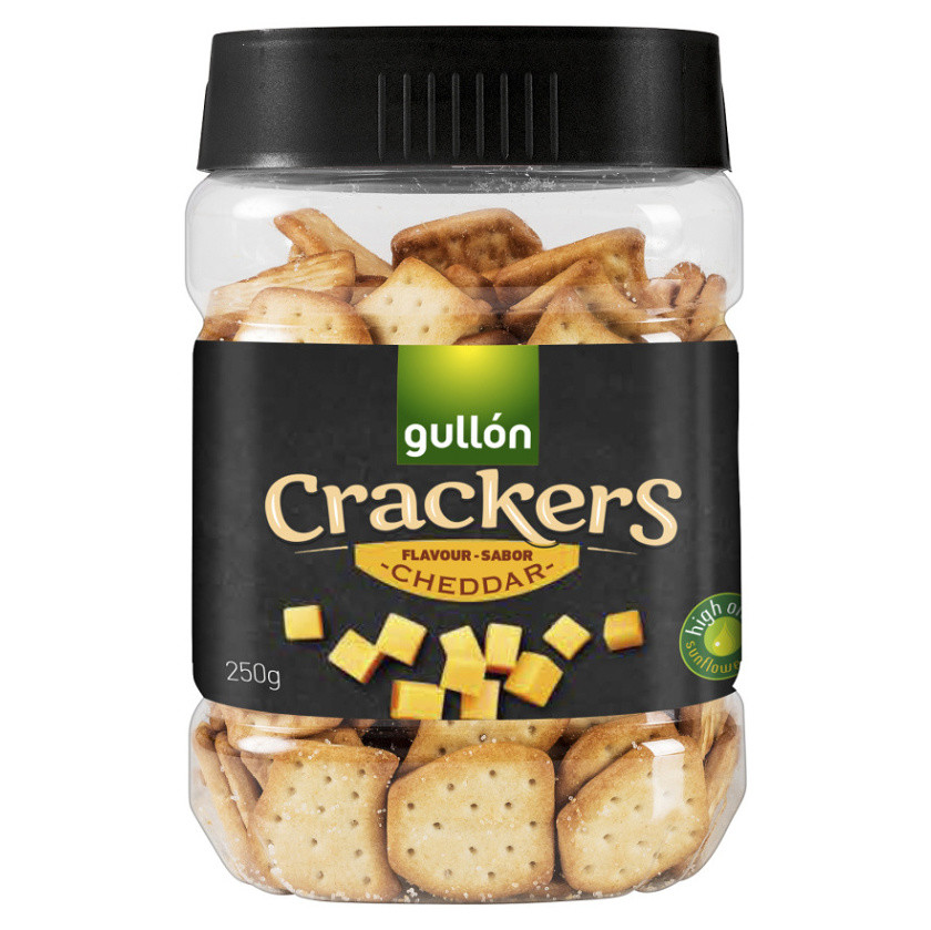 GULLÓN Crackers cheddar slané sušenky 250 g