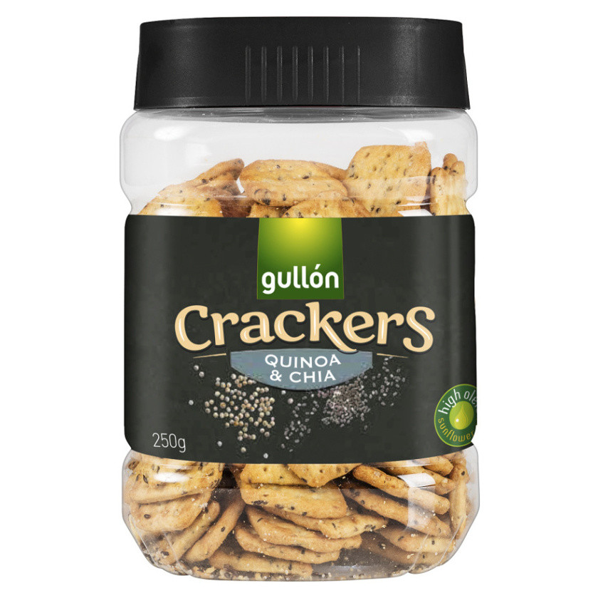 GULLÓN Crackers quinoa & chia slané sušenky 250 g