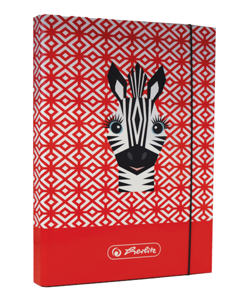 Herlitz Box na sešity A4 - zebra