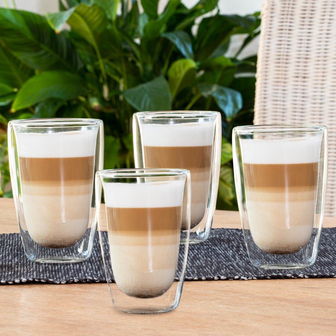 Sklenice na latte macchiato, 400 ml, 4 ks