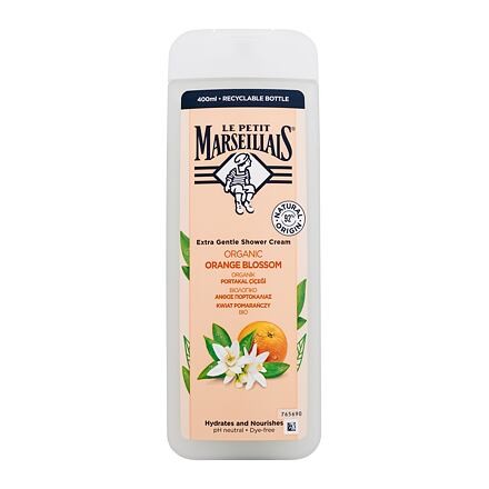 Le Petit Marseillais Extra Gentle Shower Cream Organic Orange Blossom hydratační a vyživující sprchový krém 400 ml pro ženy