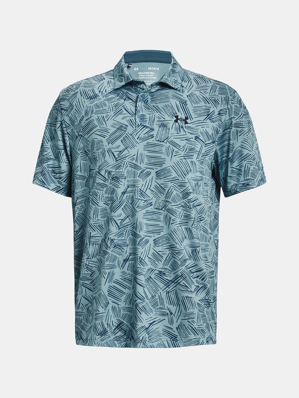 Under Armour UA Playoff 3.0 Printed Polo triko Modrá