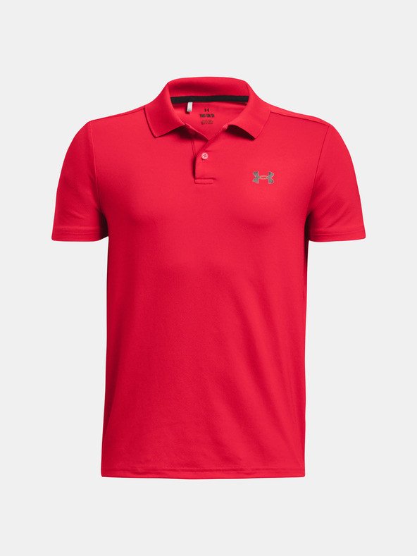 Under Armour UA Performance Polo triko dětské Červená
