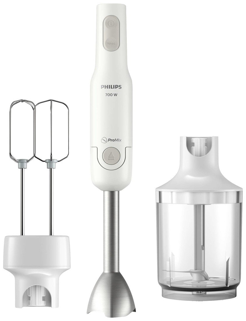 Philips HR2546/00 tyčový mixér 700 W funkce turbo, s mixovacím náčiním bílá