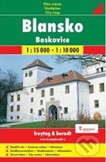 Blansko, Boskovice mapa 1:15 000 - SHOCart