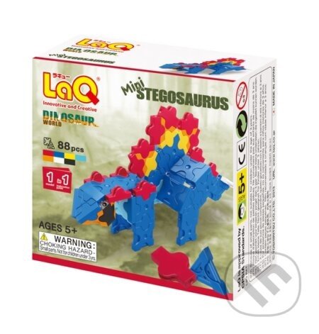 LaQ stavebnica Dinosaur World mini Stegosaurus - LaQ