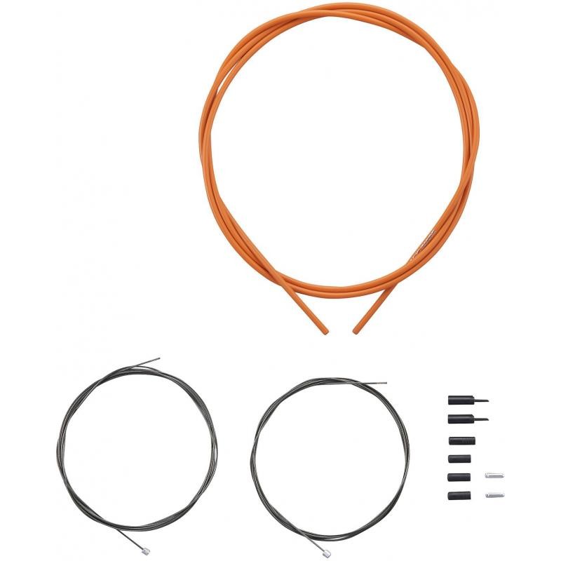 Set vedení Shimano Y60198050 - řadící, silniční, oranžová