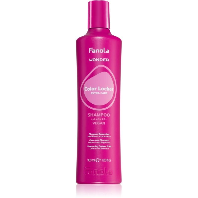 Fanola Wonder Color Locker Extra Care Shampoo rozjasňující a posilující šampon pro barvené vlasy 350 ml