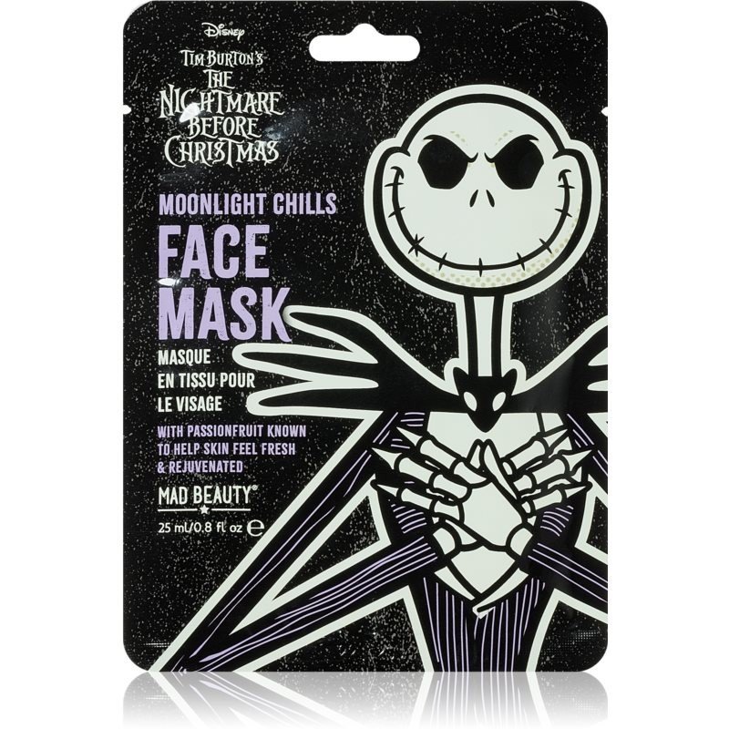 Mad Beauty Nightmare Before Christmas Jack hydratační plátýnková maska 25 ml