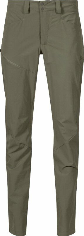 Bergans Outdoorové kalhoty Vandre Light Softshell Pants Women Green Mud 38