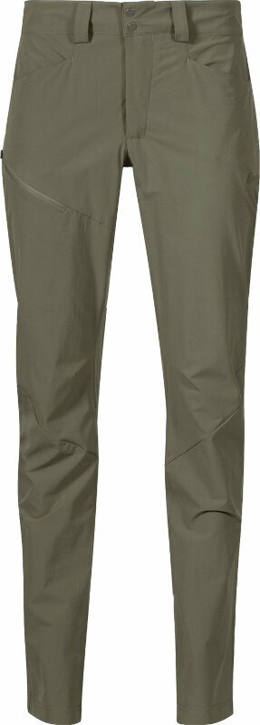 Bergans Outdoorové kalhoty Vandre Light Softshell Pants Women Green Mud 40