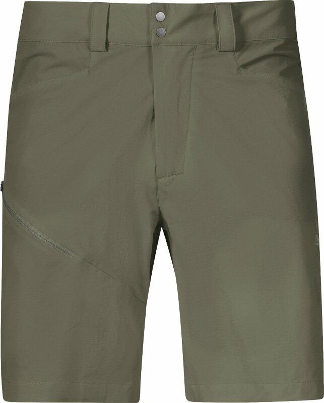 Bergans Outdoorové šortky Vandre Light Softshell Shorts Men Green Mud 50