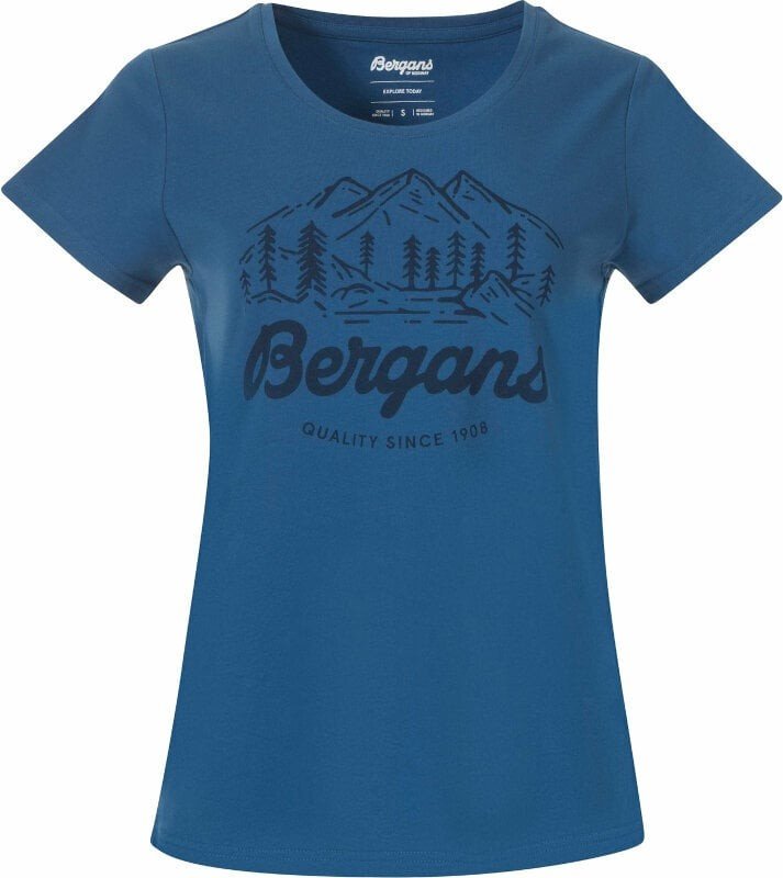 Bergans Classic V2 W Tee North Sea Blue M