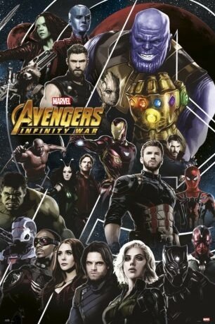 Plakát 61x91,5cm – Avengers Infinity War - 2