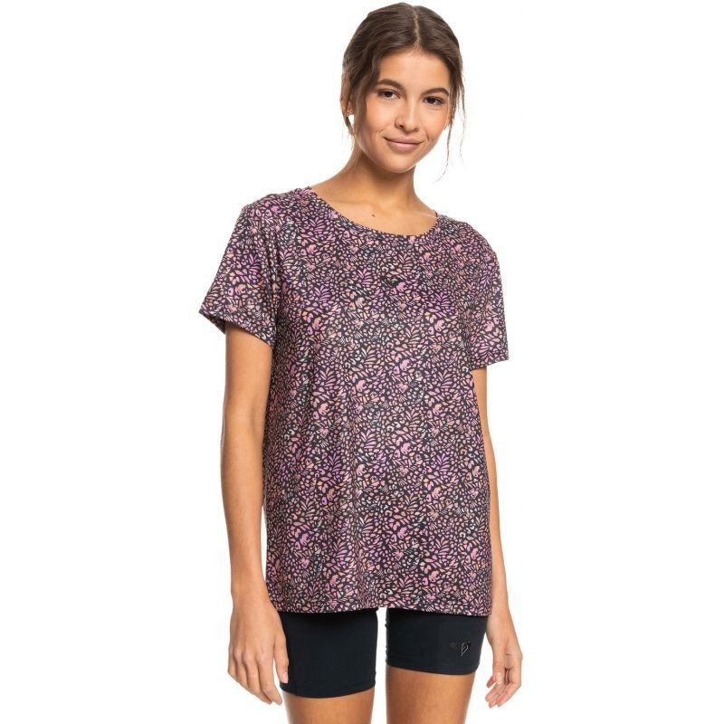 Triko Roxy Signature Moves Printed - Fialová - M