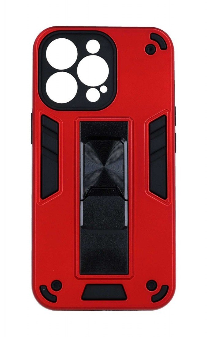 Kryt Armor TopQ iPhone 13 Pro ultra odolný červený 93633