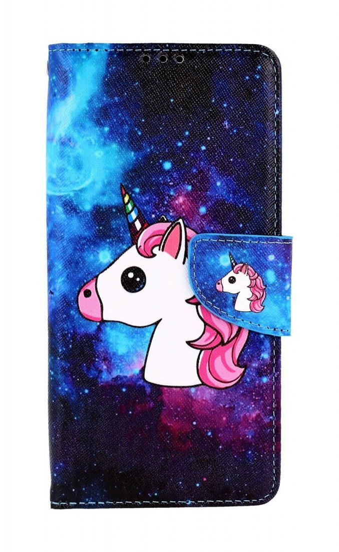 Pouzdro TopQ Honor X8 knížkové Space Unicorn 93600
