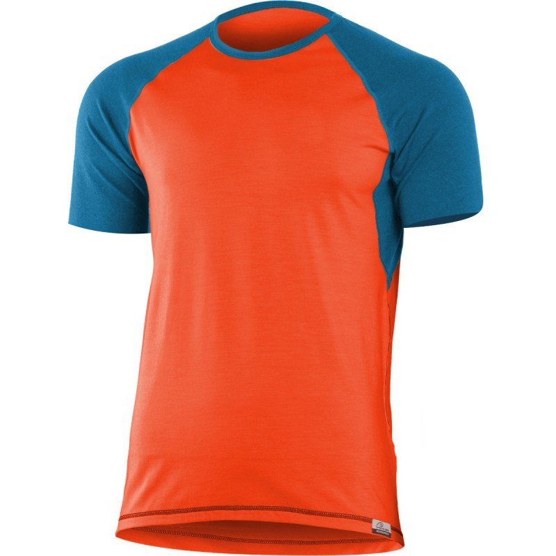 Lasting pánské merino triko OTO oranžové Velikost: M