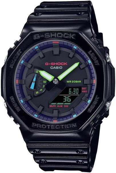 Casio G-Shock GA-2100RGB-1AER Virtual Rainbow Series