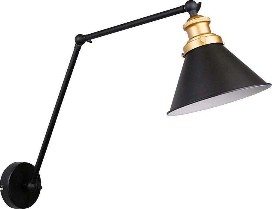 Černé kovové nástěnné svítidlo Fundo – Candellux Lighting