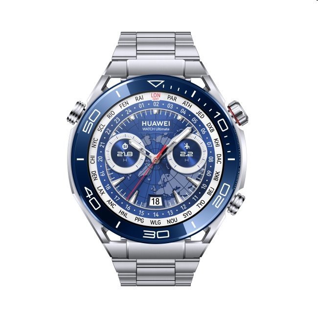 Huawei Watch Ultimate Elite, silver blue