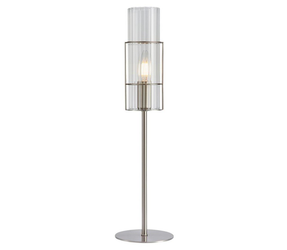 Markslöjd Markslöjd 108557 - Stolní lampa TUBO 1xE14/40W/230V 50 cm lesklý chrom/čirá