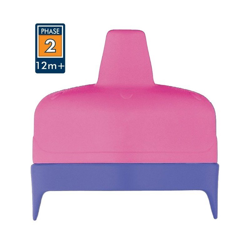 Tvrdé pítko pro termosku a láhev Thermos Foogo - růžové-fialové