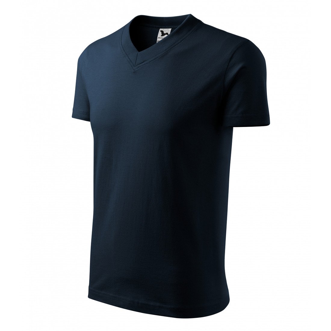 Tričko unisex Malfini V-Neck - navy, XL