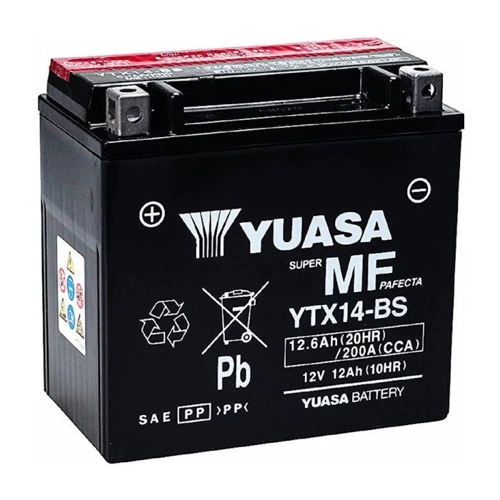 Motobaterie Yuasa Super MF YTX14-BS