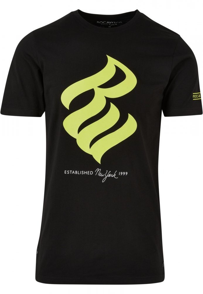 Rocawear BigLogo T-Shirt - black/lime 3XL
