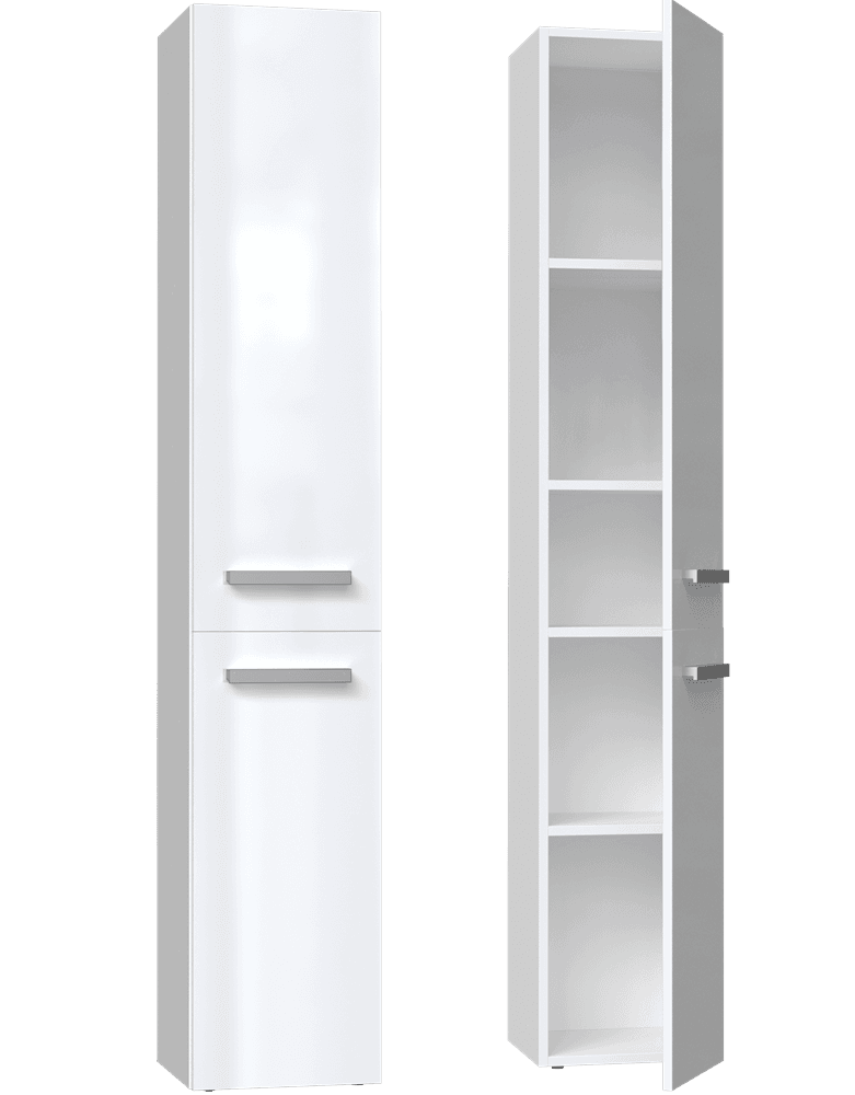 TPS Koupelnová skříňka NEL II - Bílý lesk