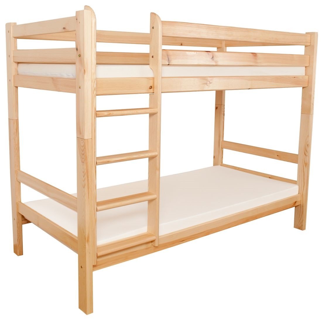 Maxi Patrová postel z masivu 90x200 cm, Borovice