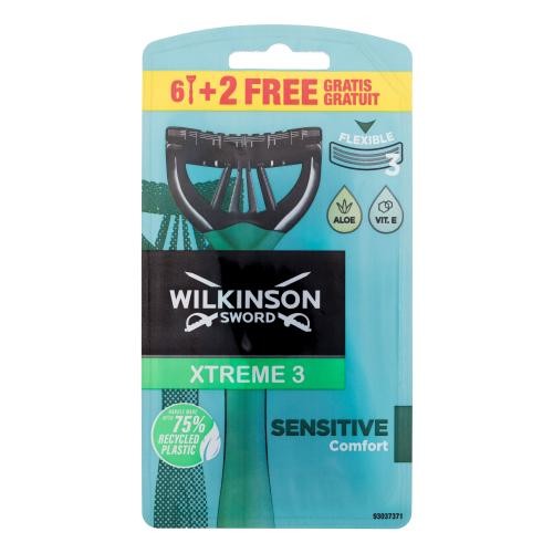 Wilkinson Sword Xtreme 3 Sensitive Comfort 8 ks jednorázová holítka pro citlivou pokožku pro muže