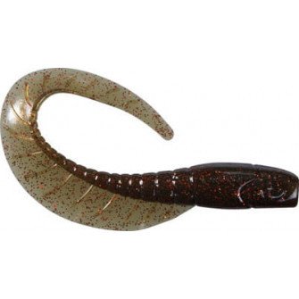 DRAGON - Twister MAGGOT HNĚDÝ S GLITRY 7,5cm 5g