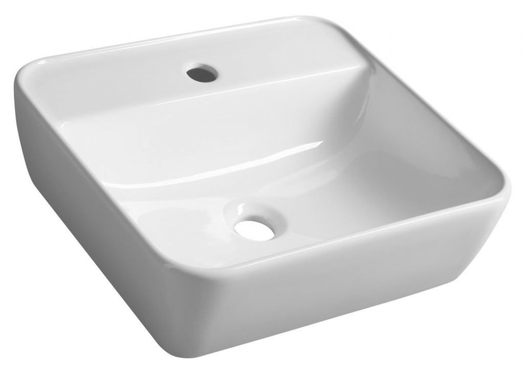 SAPHO TUJE keramické umyvadlo 46x42 cm, bílá TU0217