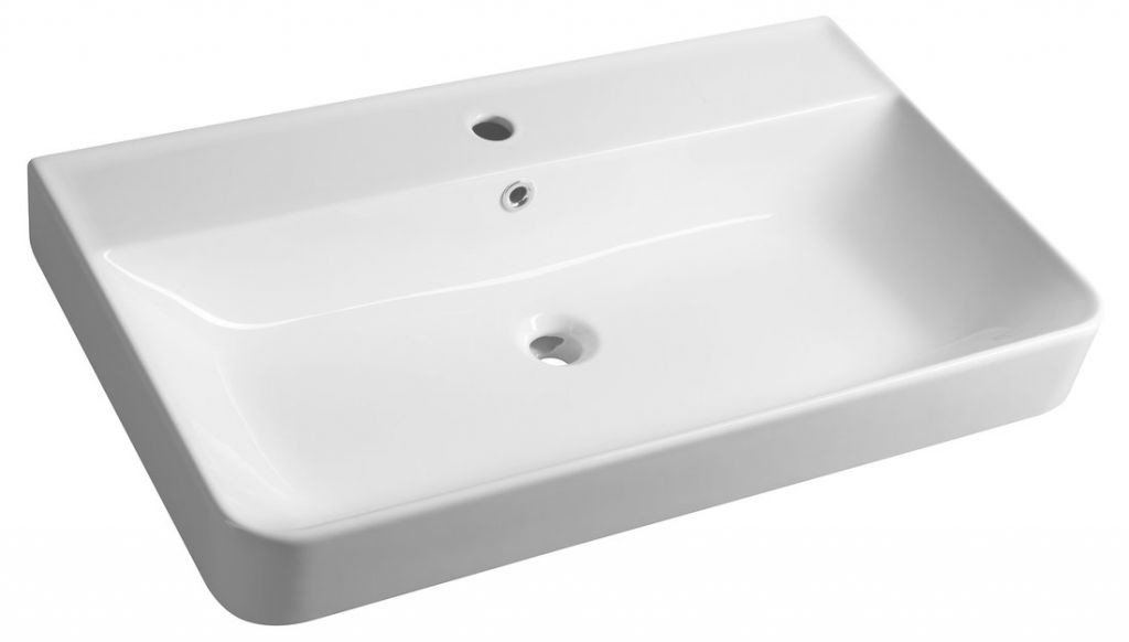 SAPHO GALI keramické umyvadlo 80x48 cm, bílá TU0174